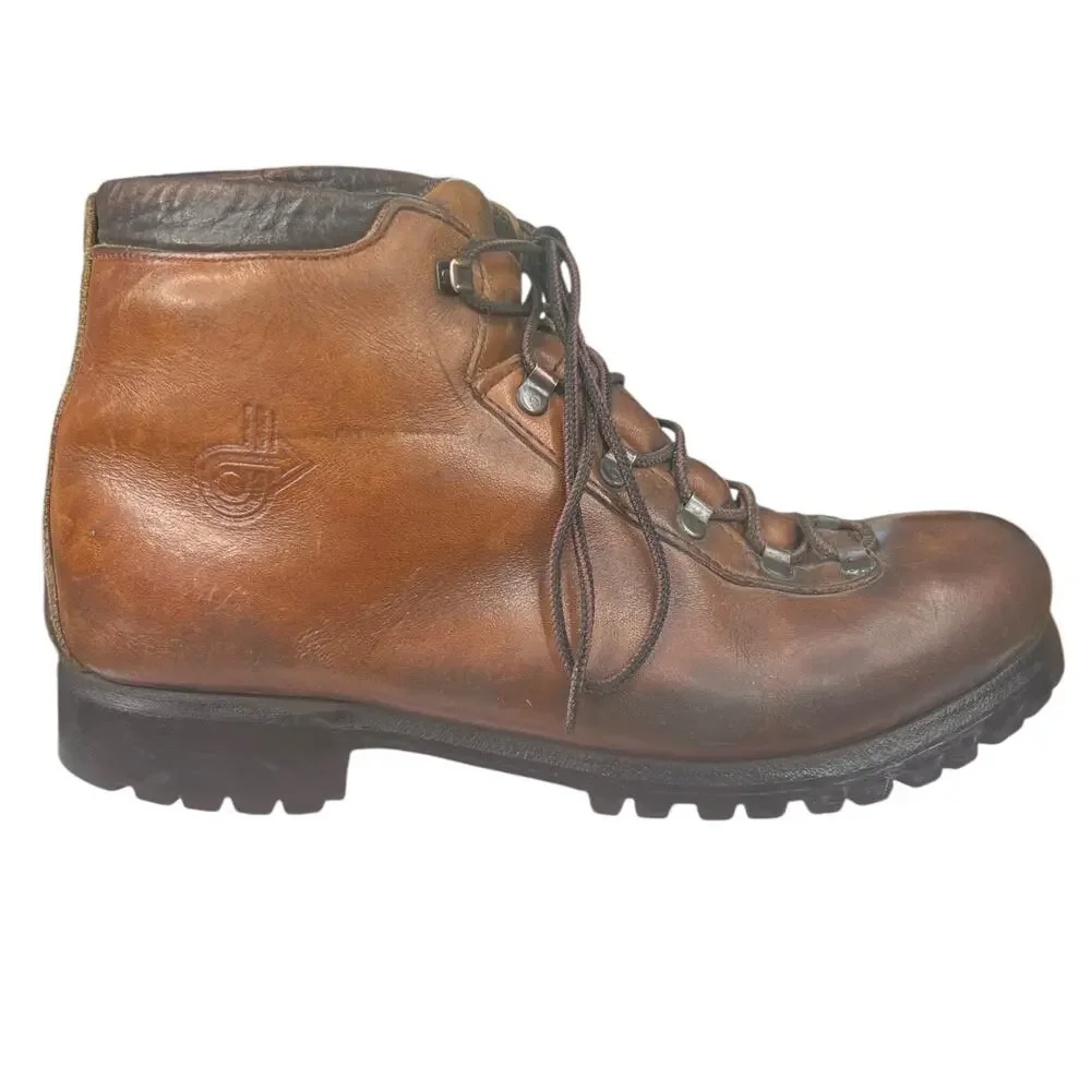 Vintage Dexter Men’s ROF Brown Leather Hiking Mountaineering Boots Size US 9 M